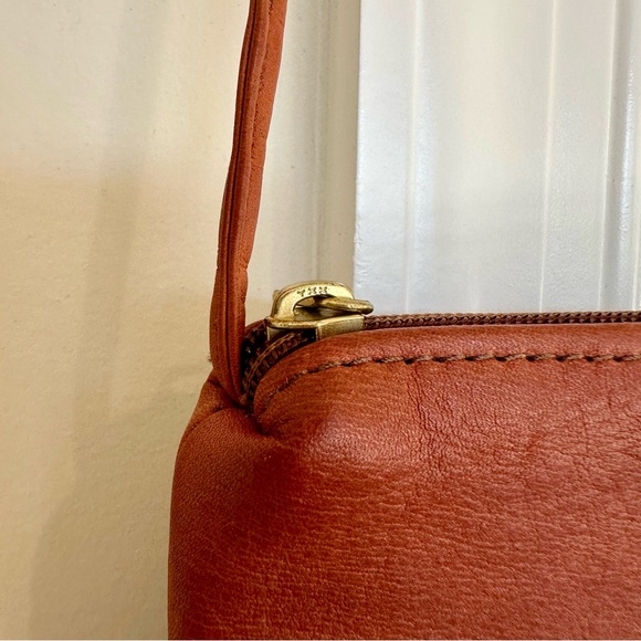 Cognac Leather Crossbody Bag - Picture 4 of 8